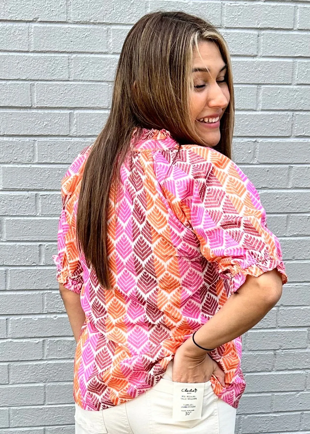 Ombré Pattern Top by Ivy Jane