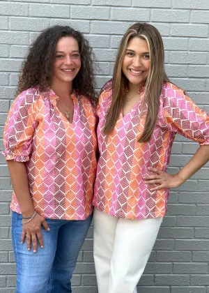 Ombré Pattern Top by Ivy Jane