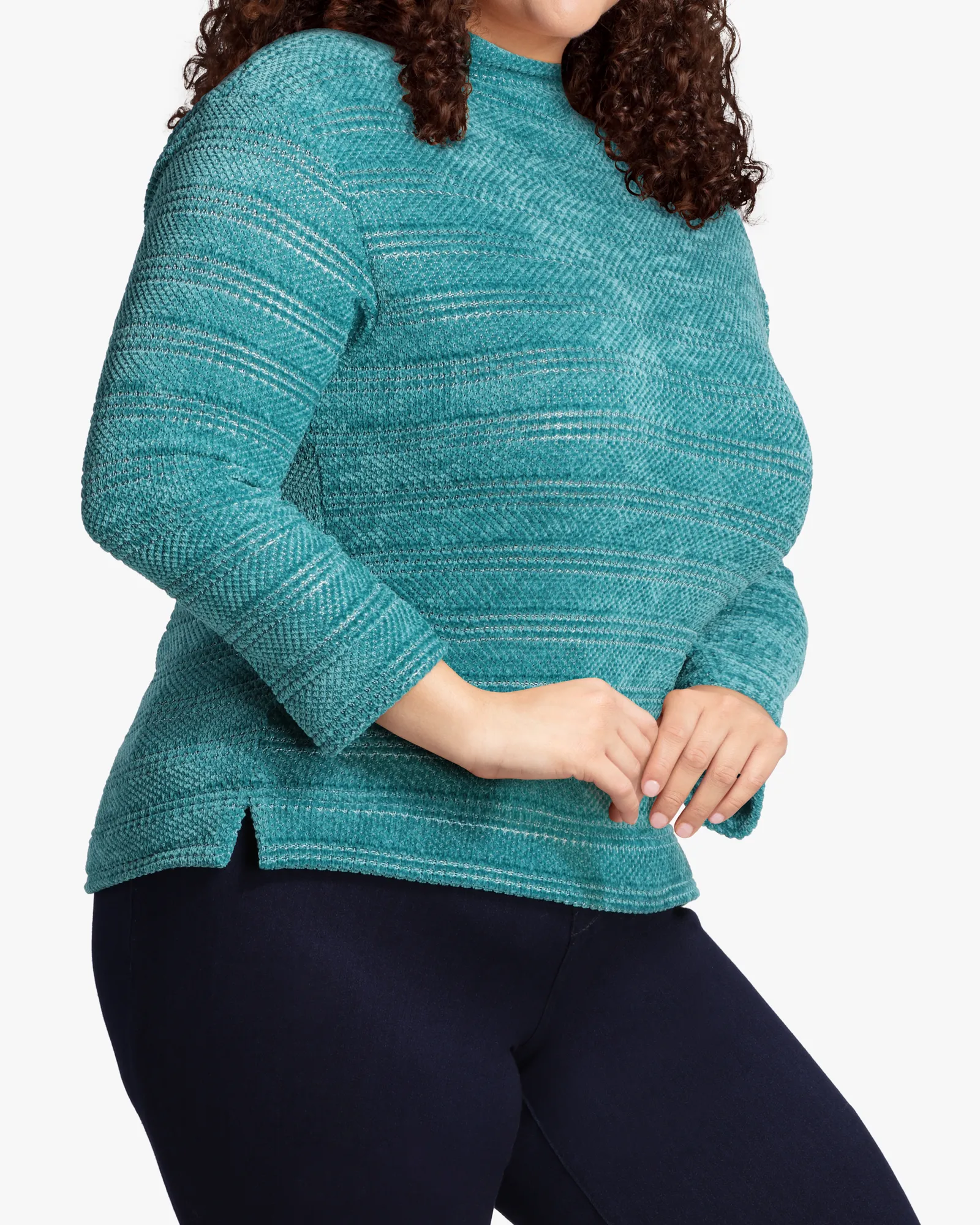 Penelope Chenille Sweater | Teal