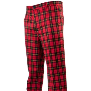 Plaid Red Black Yellow Pants