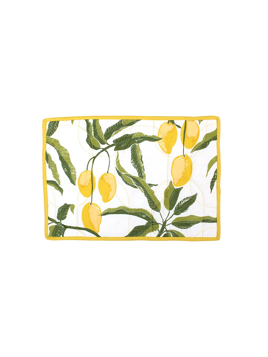 Rasaal - Set Of 6 Placemats (Yellow)