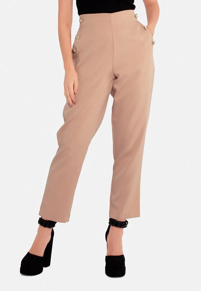 Semi Casual Straight Pants