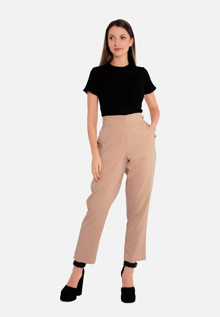 Semi Casual Straight Pants