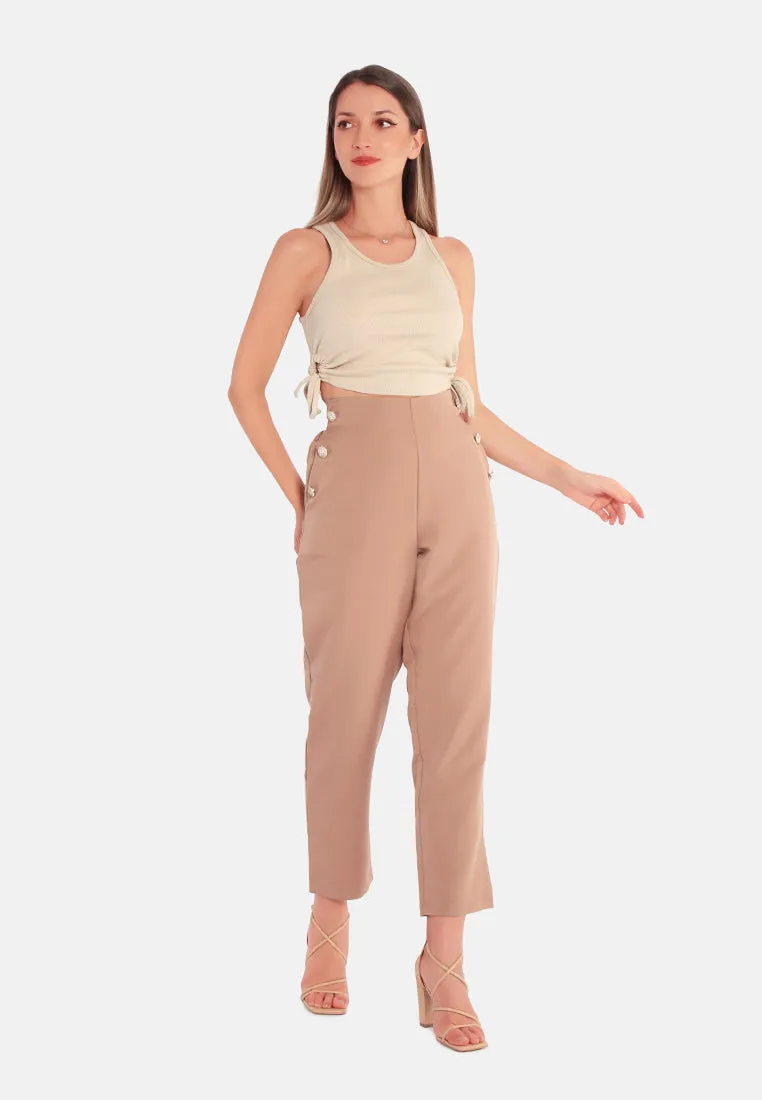 Semi Casual Straight Pants