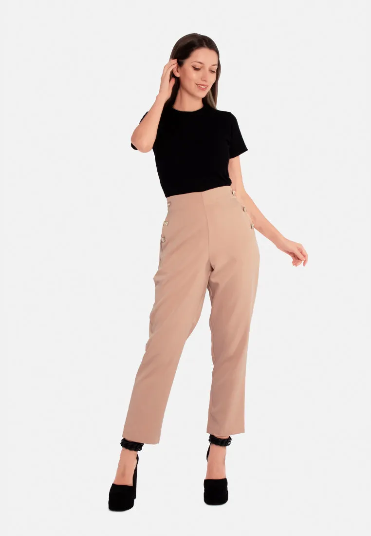 Semi Casual Straight Pants