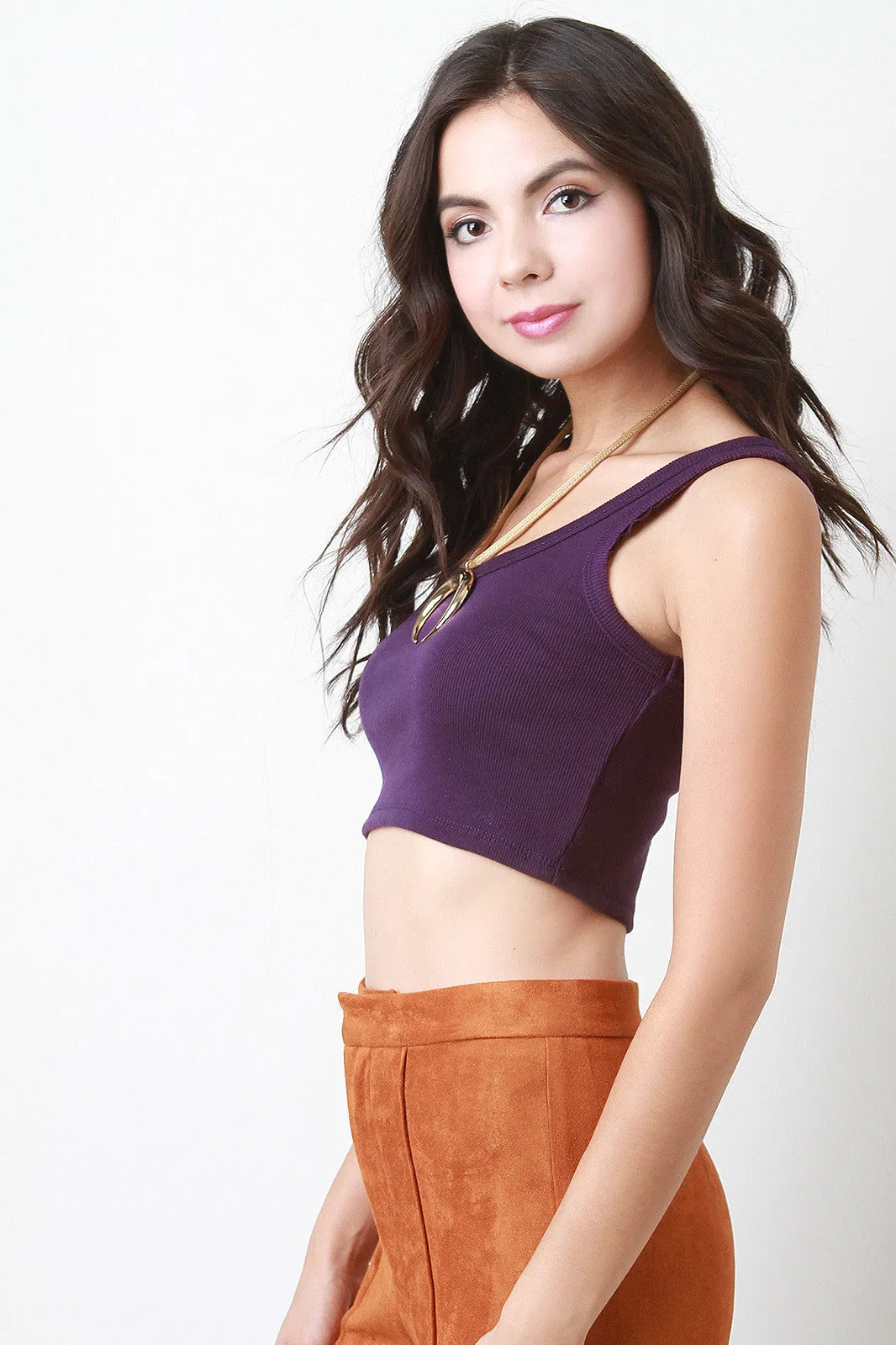 Simple Knit Crop Top