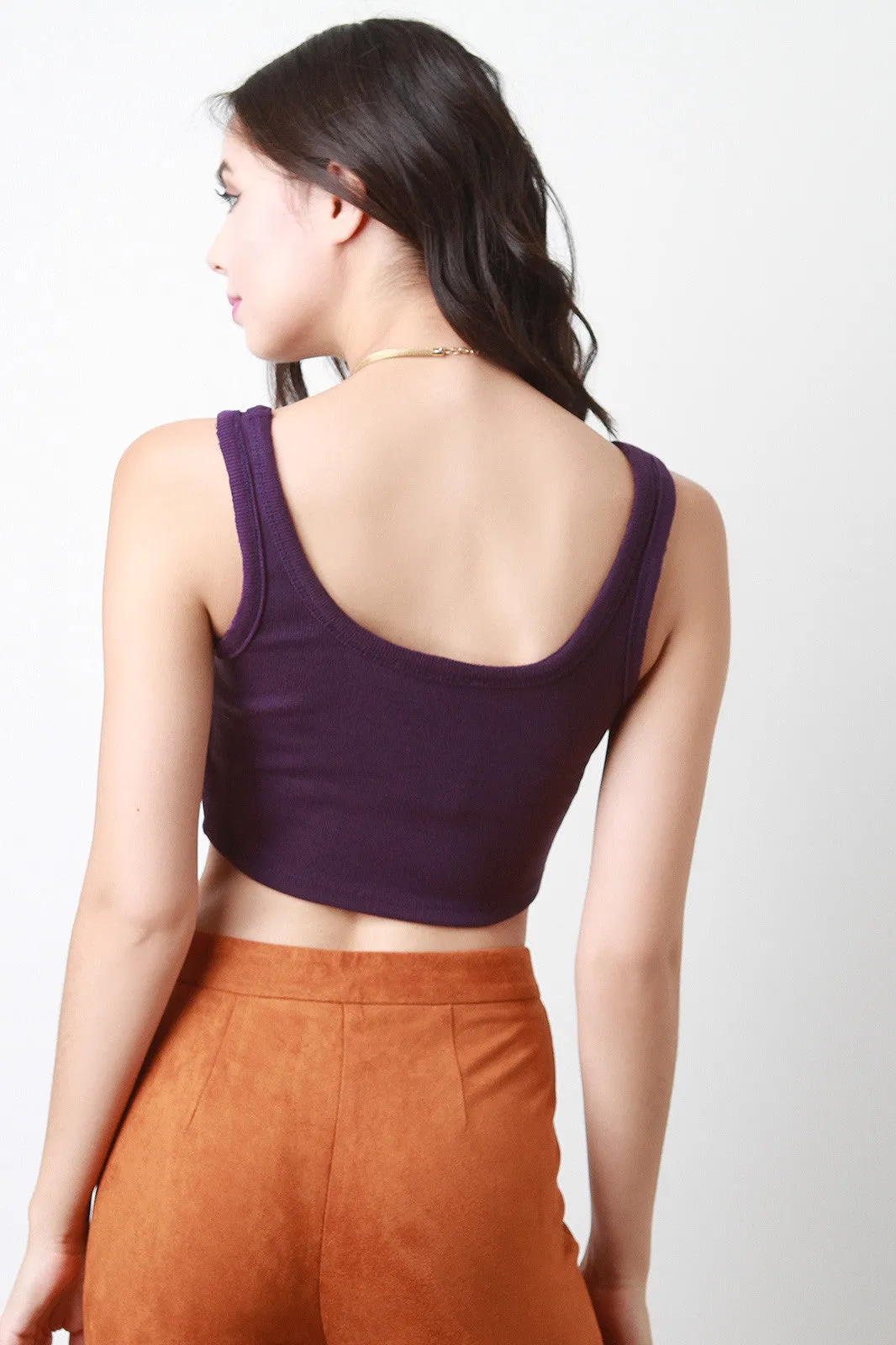 Simple Knit Crop Top