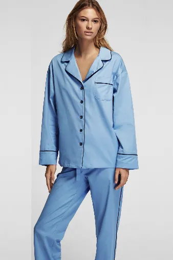 Sleeper Maria Blue Pajama Set with Pants