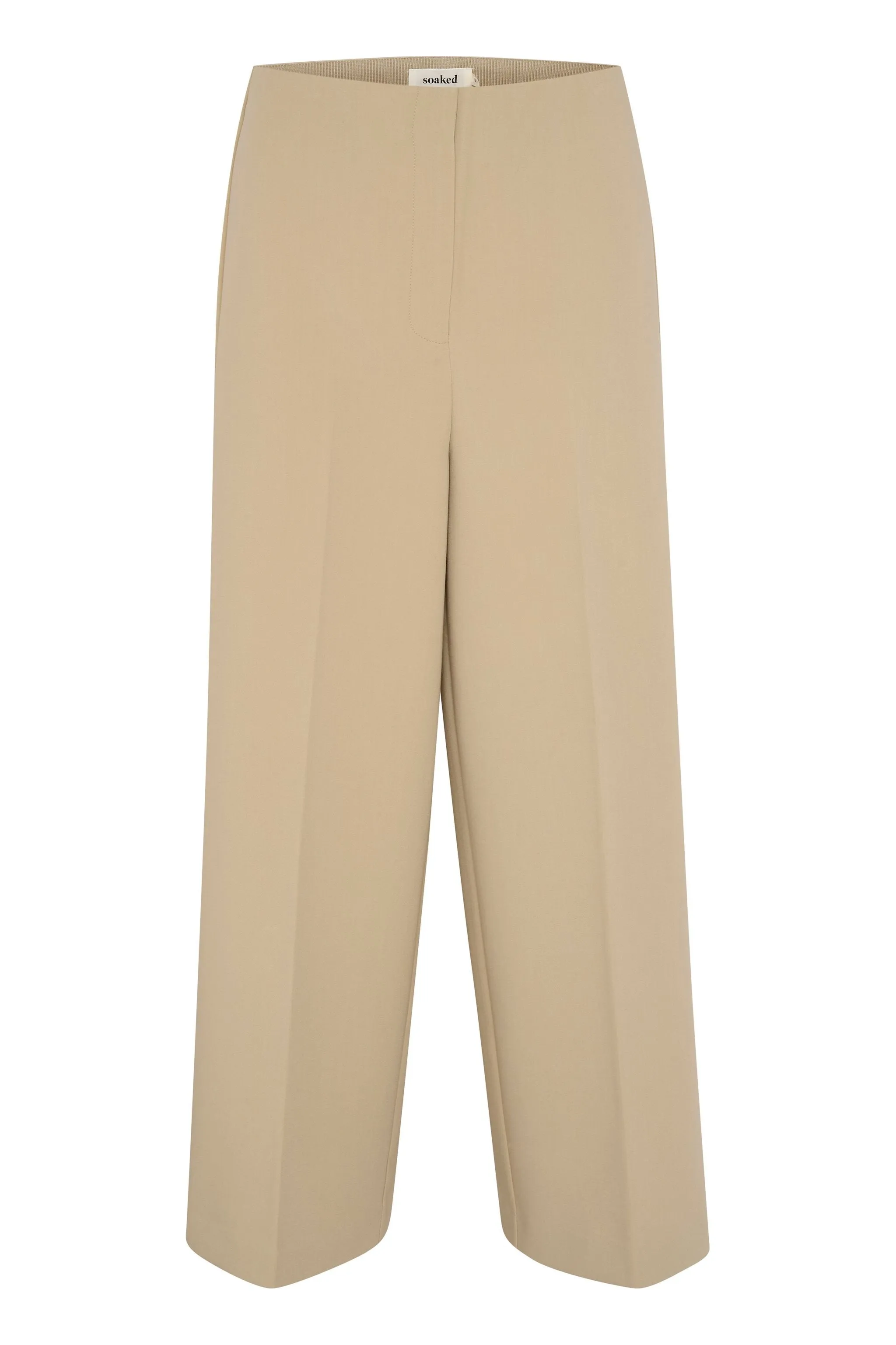 Soaked in Luxury Corinne Wide Cropped Pants in Spray Green