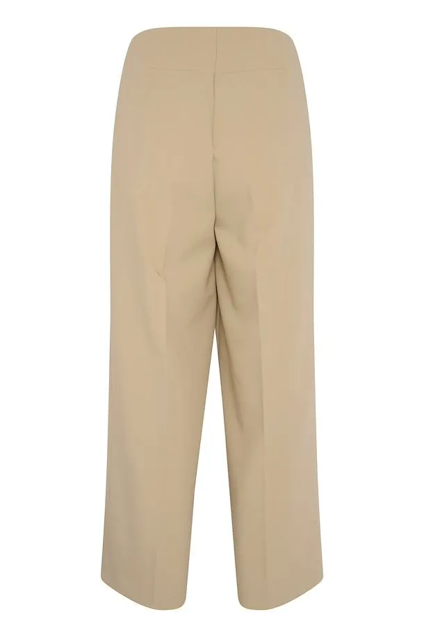 Soaked in Luxury Corinne Wide Cropped Pants in Spray Green