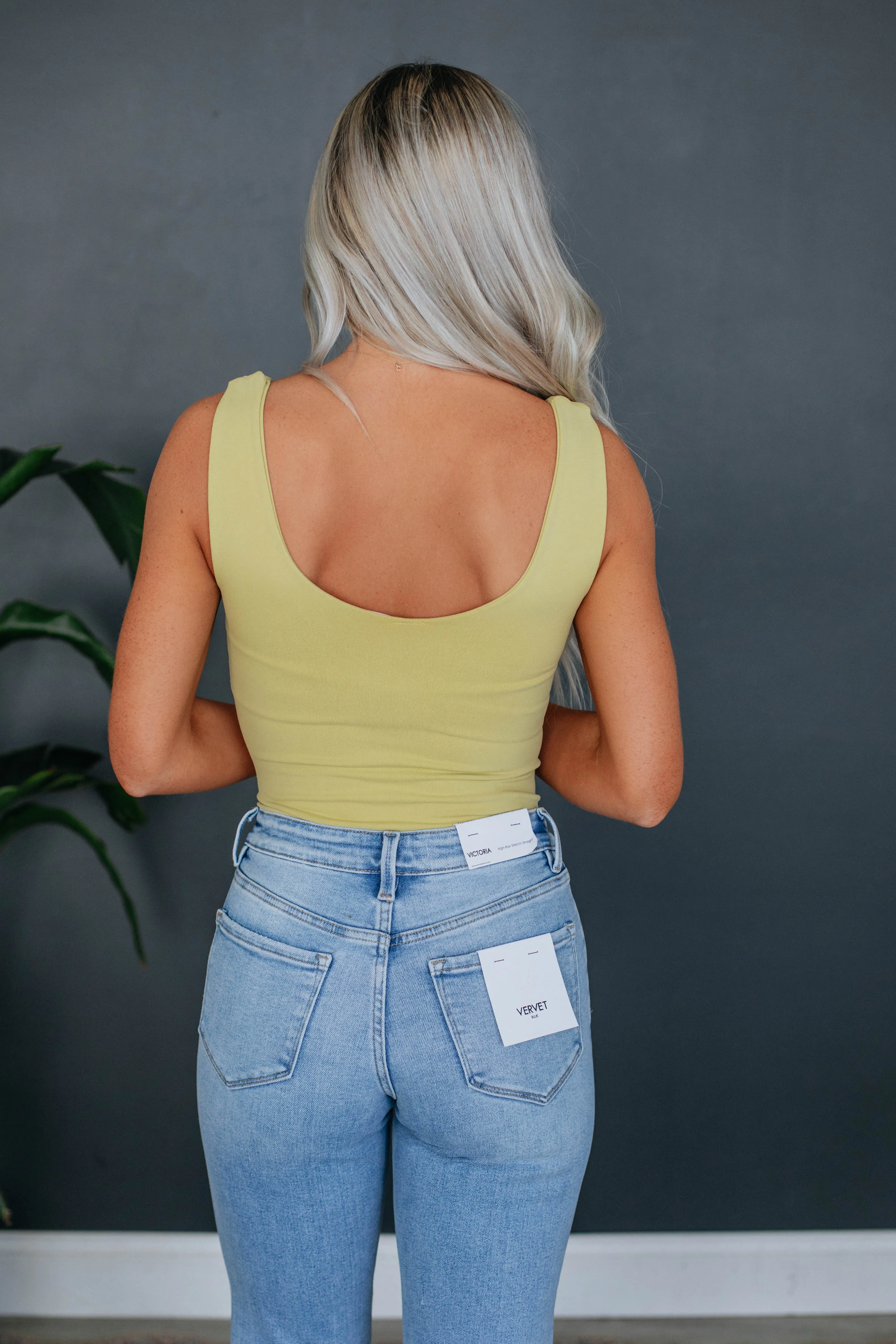 Sweet & Simple Bodysuit - Avocado