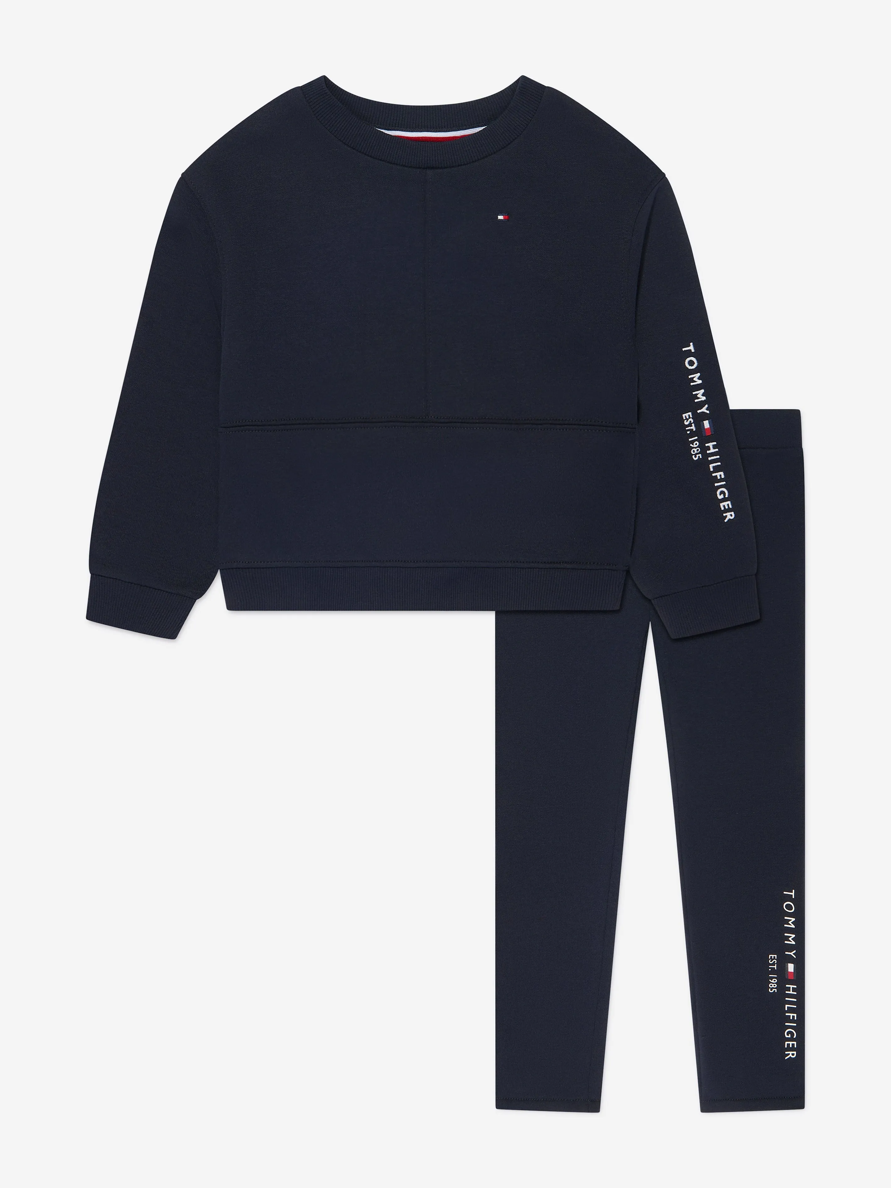 Tommy Hilfiger Girls Essential Leggings Set in Navy