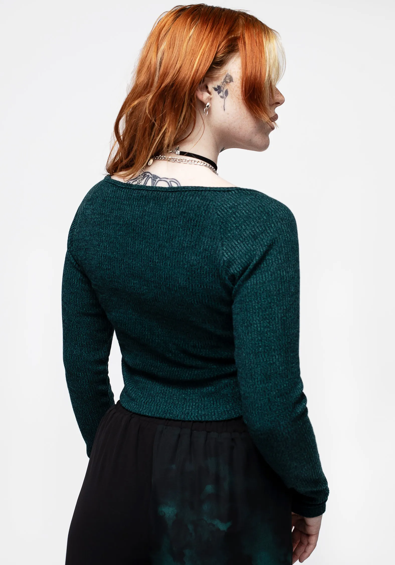 Vendetta Long Sleeve Crop Top