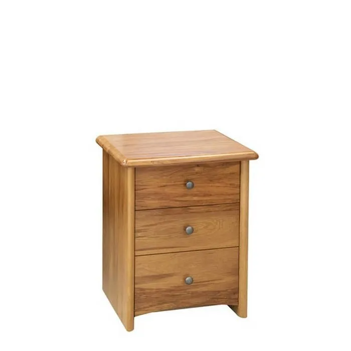 Verso 3 Drawer Bedside