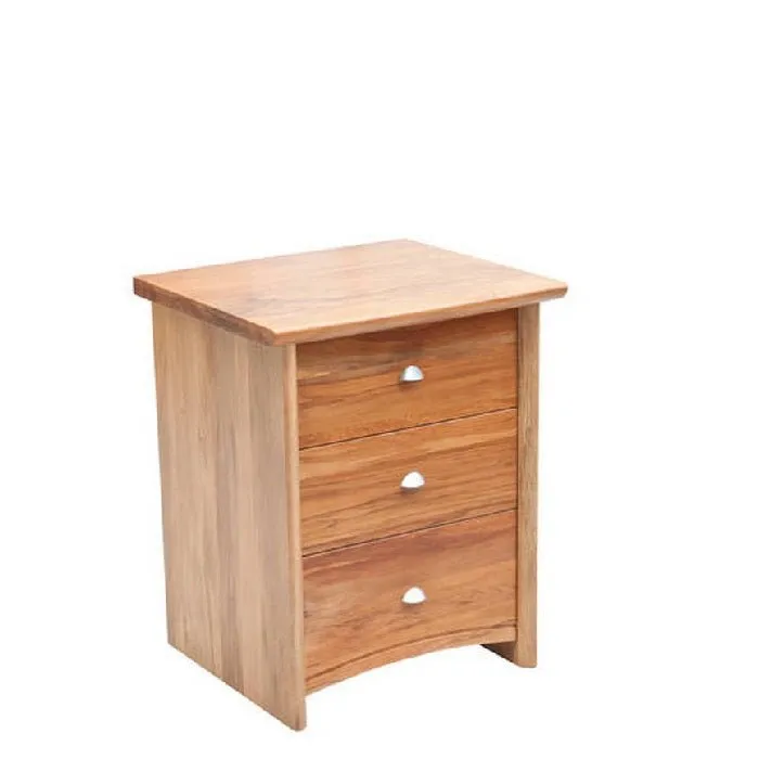 Verso 3 Drawer Bedside